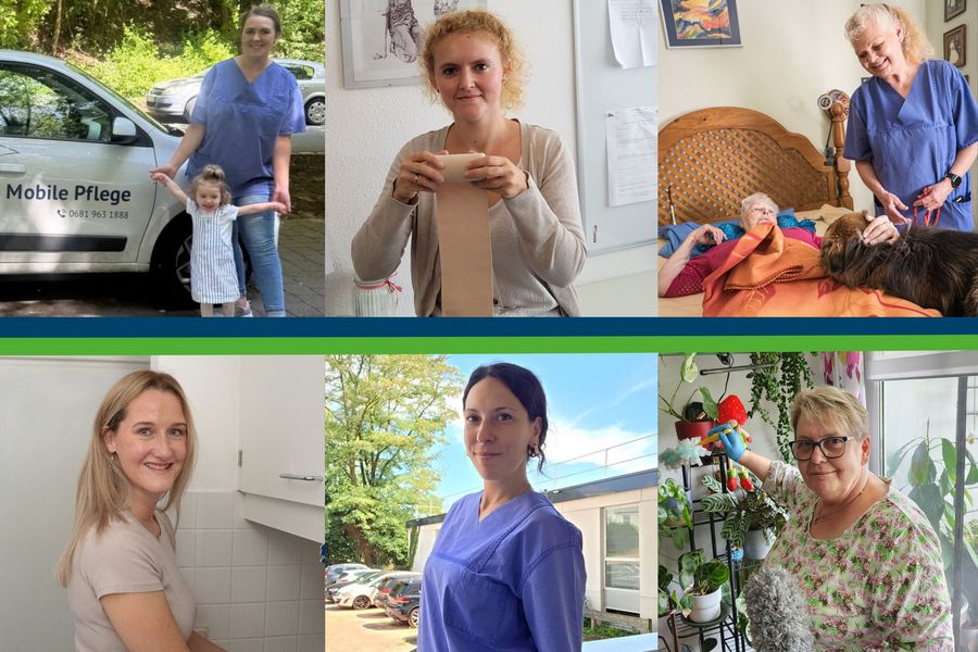 Mitarbeitende der Mobilen Pflege